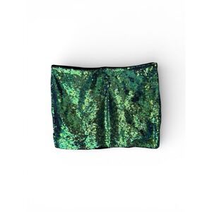 Armani Exchange Green/Blue Sequined Miniskirt 2 Maximalist Party Wedding Event